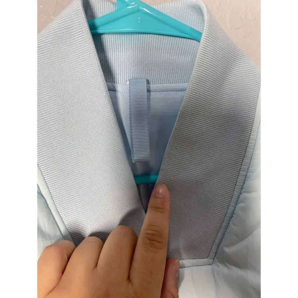 Lululemon Quilted Light insulation Jacket Powder Blue Sz 4